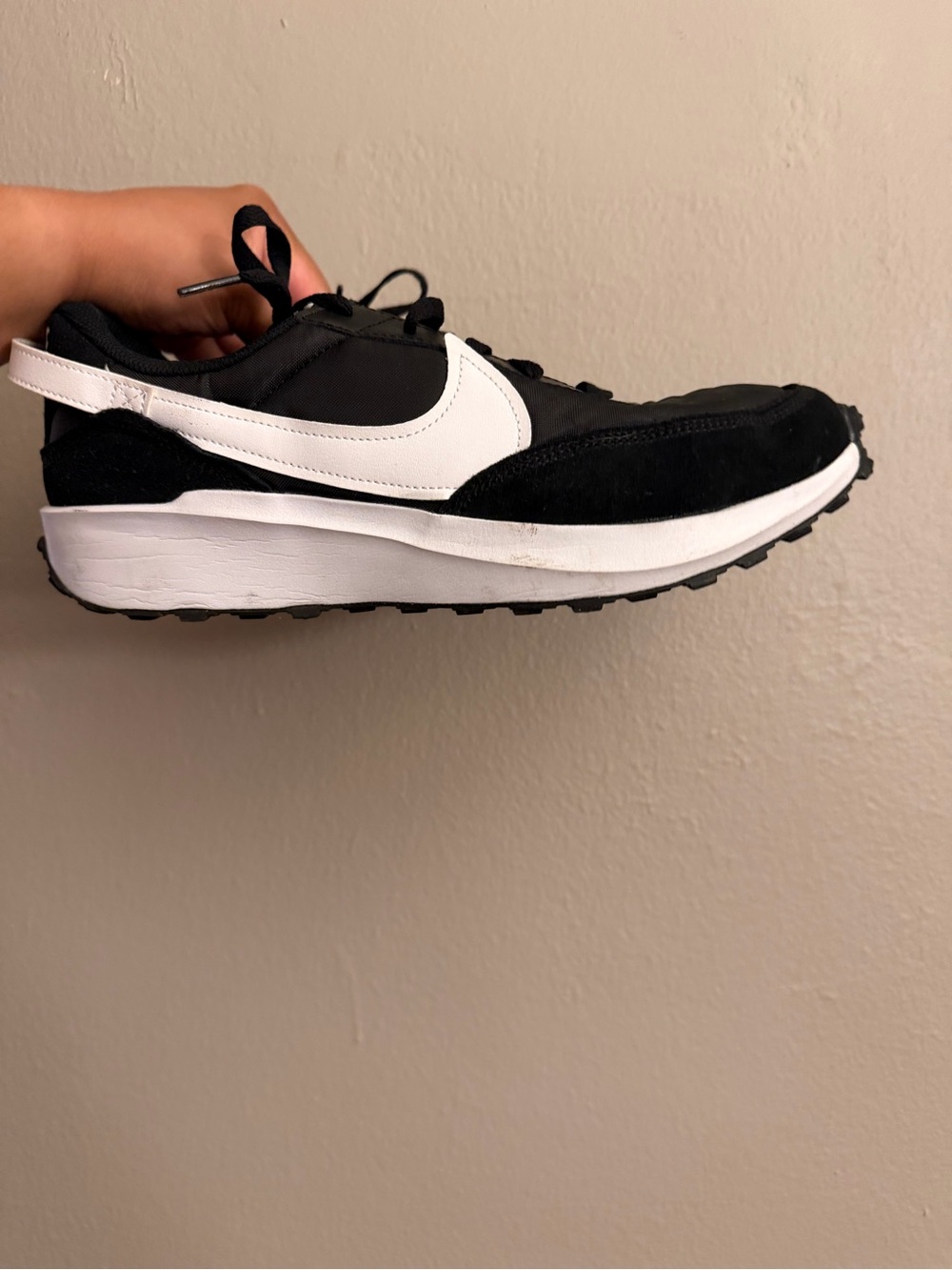 Nike Black and White Low-Top Athletic Sneakers